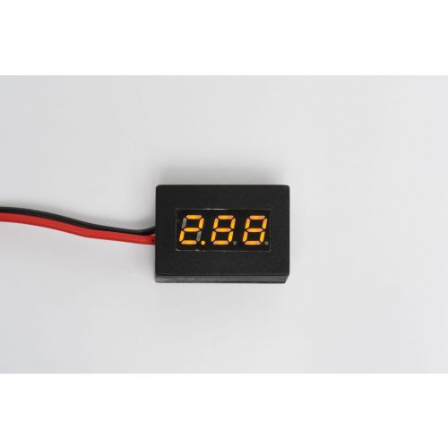 On-board voltage meter (with multiple display colors)
