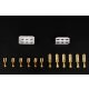 Connector and sliding contacts